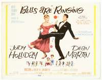 r225 BELLS ARE RINGING movie title lobby card '60 Judy Holliday,Dean Martin