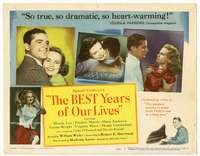 r229 BEST YEARS OF OUR LIVES movie title lobby card '47 Myrna Loy, March