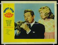 r053 FIVE PENNIES movie lobby card #6 '59 Danny Kaye plays trumpet!
