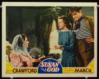 t068 SUSAN & GOD movie lobby card '40 Joan Crawford, Fredric March