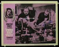t028 TWICE TOLD TALES signed movie lobby card #4 '63 Vincent Price
