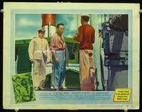v003 AFRICAN QUEEN movie lobby card #6 '52 Humphrey Bogart, Huston