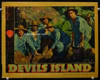 v020 DEVIL'S ISLAND movie lobby card '39 prisoner Boris Karloff!