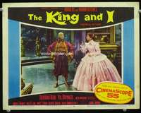 v063 KING & I movie lobby card #4 '56 Deborah Kerr, Yul Brynner