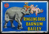 w013 RINGLING BROS & BARNUM & BAILEY CIRCUS circus poster '45