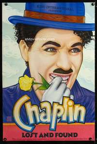 w170 CHAPLIN LOST & FOUND special poster '84 Wood art!