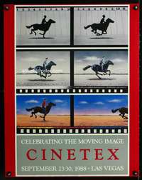 w072 CINETEX special poster '88 movie convention!