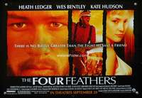 w135 FOUR FEATHERS special advance movie poster '02 Hudson, Ledger