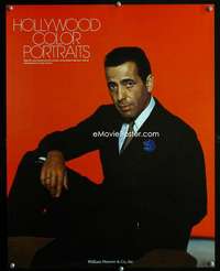 w045 HOLLYWOOD COLOR PORTRAITS book poster '81 Bogart