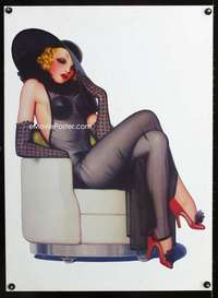 w113 SPICY MAGAZINE REPRO special poster '00 on chair!