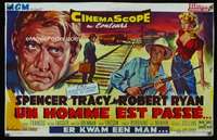 y533 BAD DAY AT BLACK ROCK Belgian movie poster '55 Spencer Tracy