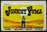 y575 JOHNNY YUMA Belgian movie poster '67 blood curdling adventure!