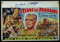 y583 LAND OF THE PHARAOHS Belgian movie poster '55 Jack Hawkins