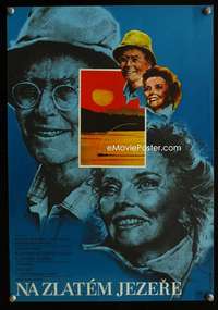 y196 ON GOLDEN POND Czech 11x16 movie poster '81 Hepburn, Henry Fonda