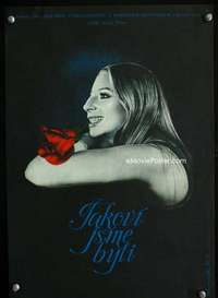 y208 WAY WE WERE Czech 12x16 movie poster '75 Barbra Streisand