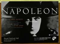 y041 NAPOLEON English 20x27 movie poster R2000 Bonaparte, Abel Gance