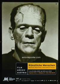 y150 KUNSTLICHE MENSCHEN German museum movie poster '00 Frankenstein!