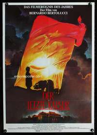 y152 LAST EMPEROR artwork style German movie poster '87 Bertolucci