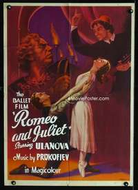 y027 ROMEO & JULIET Russian/English '55 Russian version of Shakespeare classic tragedy!