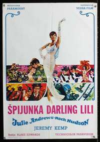y631 DARLING LILI Yugoslavian movie poster '70 Julie Andrews, Edwards