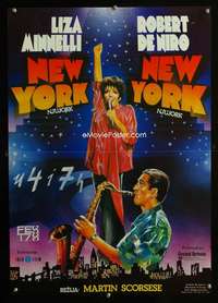 y662 NEW YORK NEW YORK Yugoslavian movie poster '77 Robert De Niro