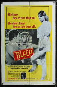 a040 BLEEP one-sheet movie poster '71 she's good especially when she's bad!
