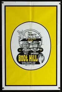 a046 BOOT HILL glossy style one-sheet movie poster '69 Terence Hill, Spencer