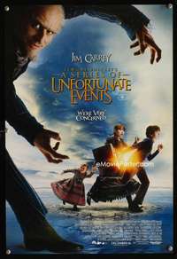 b082 LEMONY SNICKET'S A SERIES OF UNFORTUNATE EVENTS DS Aust mini advance movie poster '04