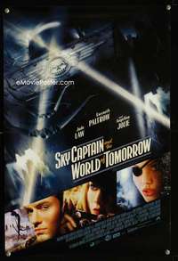 b089 SKY CAPTAIN & THE WORLD OF TOMORROW DS Aust mini movie poster '04