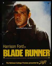 b099 BLADE RUNNER special teaser movie poster '82 Harrison Ford