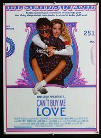 b105 CAN'T BUY ME LOVE special movie poster '87 Patrick Dempsey
