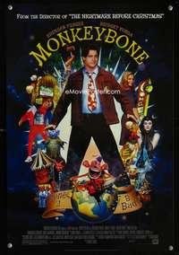 b140 MONKEYBONE special movie poster '02 Brendan Fraser, Fonda