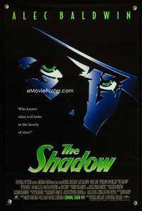 b166 SHADOW special advance movie poster '94 Alec Baldwin, Boyle