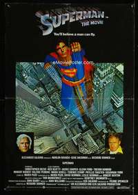 b178 SUPERMAN special movie poster '78 Reeve, Hackman, Brando