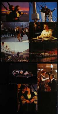b202 TITANIC 9 commercial movie posters poster '97 DiCaprio, Winslet