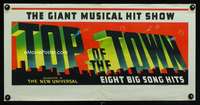 b185 TOP OF THE TOWN special 14x27 movie poster '37 George Murphy