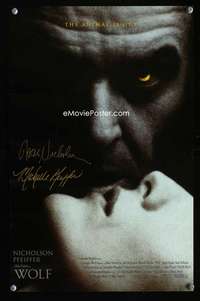 b189 WOLF special movie poster '94 Jack Nicholson, Pfeiffer