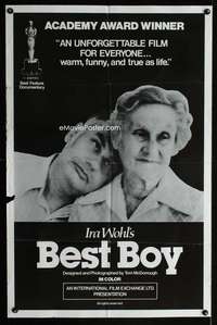 c809 BEST BOY one-sheet movie poster '79 Academy Award winning documentary!