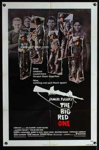 c796 BIG RED ONE one-sheet movie poster '80 Samuel Fuller, Lee Marvin