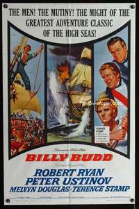 c793 BILLY BUDD one-sheet movie poster '62 Terence Stamp, Robert Ryan