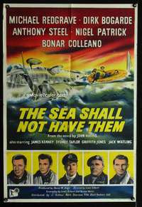 c232 SEA SHALL NOT HAVE THEM English one-sheet movie poster '55 Redgrave