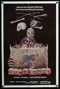 c619 HUMONGOUS one-sheet movie poster '82 cool monster horror image!