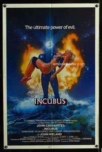 c610 INCUBUS int'l one-sheet movie poster '82 rare Drew Struzan art style!