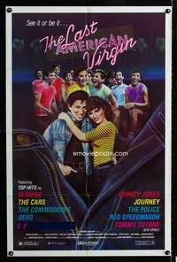 c566 LAST AMERICAN VIRGIN one-sheet movie poster '82 teen comedy!