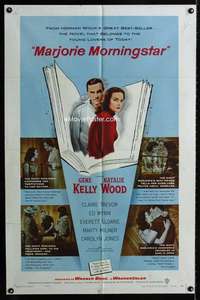 c523 MARJORIE MORNINGSTAR one-sheet movie poster '58 Kelly, Natalie Wood