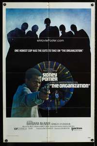 c430 ORGANIZATION one-sheet movie poster '71 Sidney Poitier as Mr Tibbs!