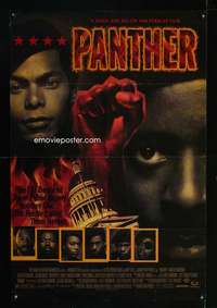 c424 PANTHER one-sheet movie poster '97 Mario Van Peebles, Black Panthers!