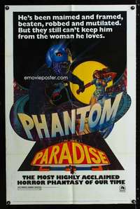 c406 PHANTOM OF THE PARADISE revised 1sh '74 Brian De Palma