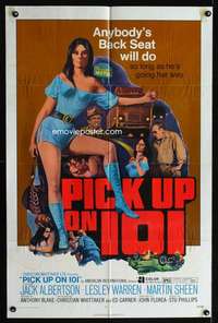 c405 PICK UP ON 101 one-sheet movie poster '72 sexy Lesley Ann Warren!