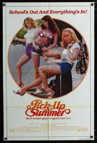 c403 PINBALL SUMMER one-sheet movie poster '81 very sexy hitch-hikers!